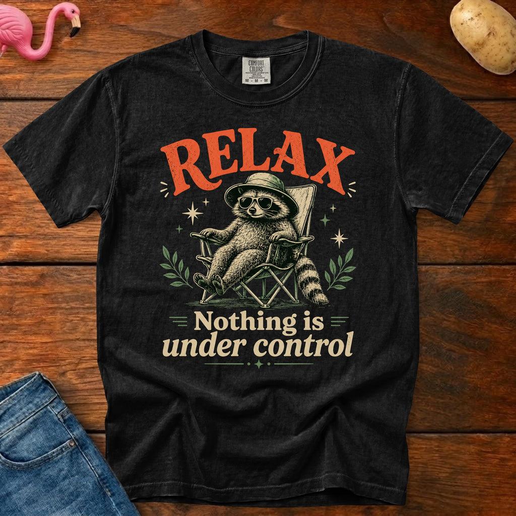 Nothing is Under Control Vintage Heavyweight Graphic Tee