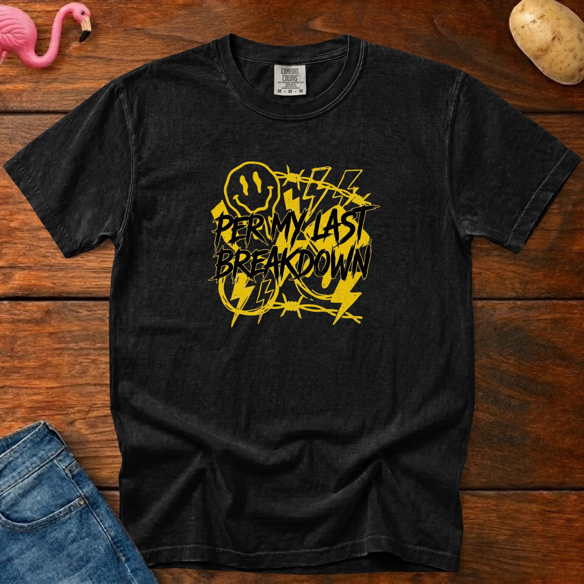 Per My Last Breakdown Vintage Heavyweight Graphic Tee