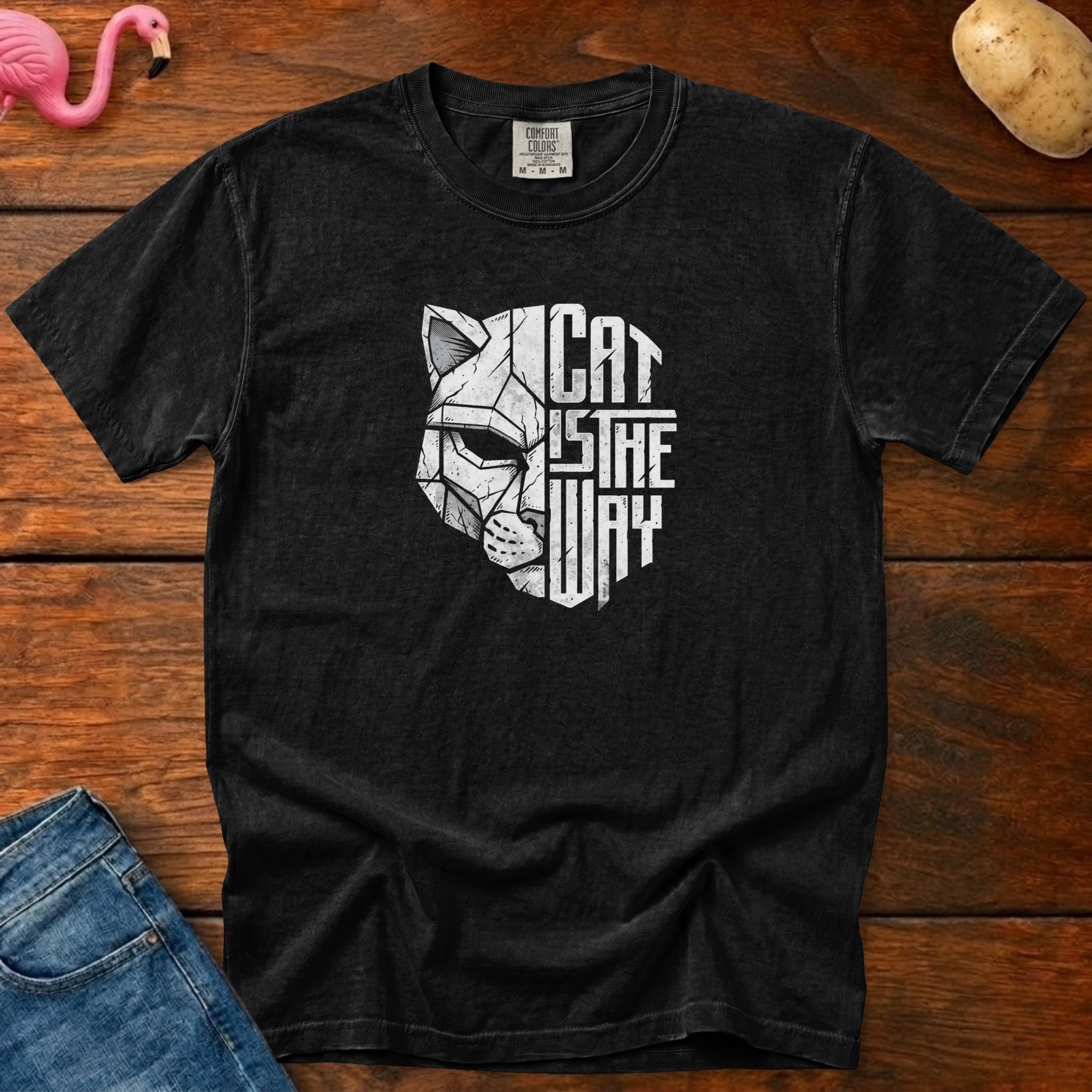 Cat is The Way Vintage Heavyweight Graphic Tee