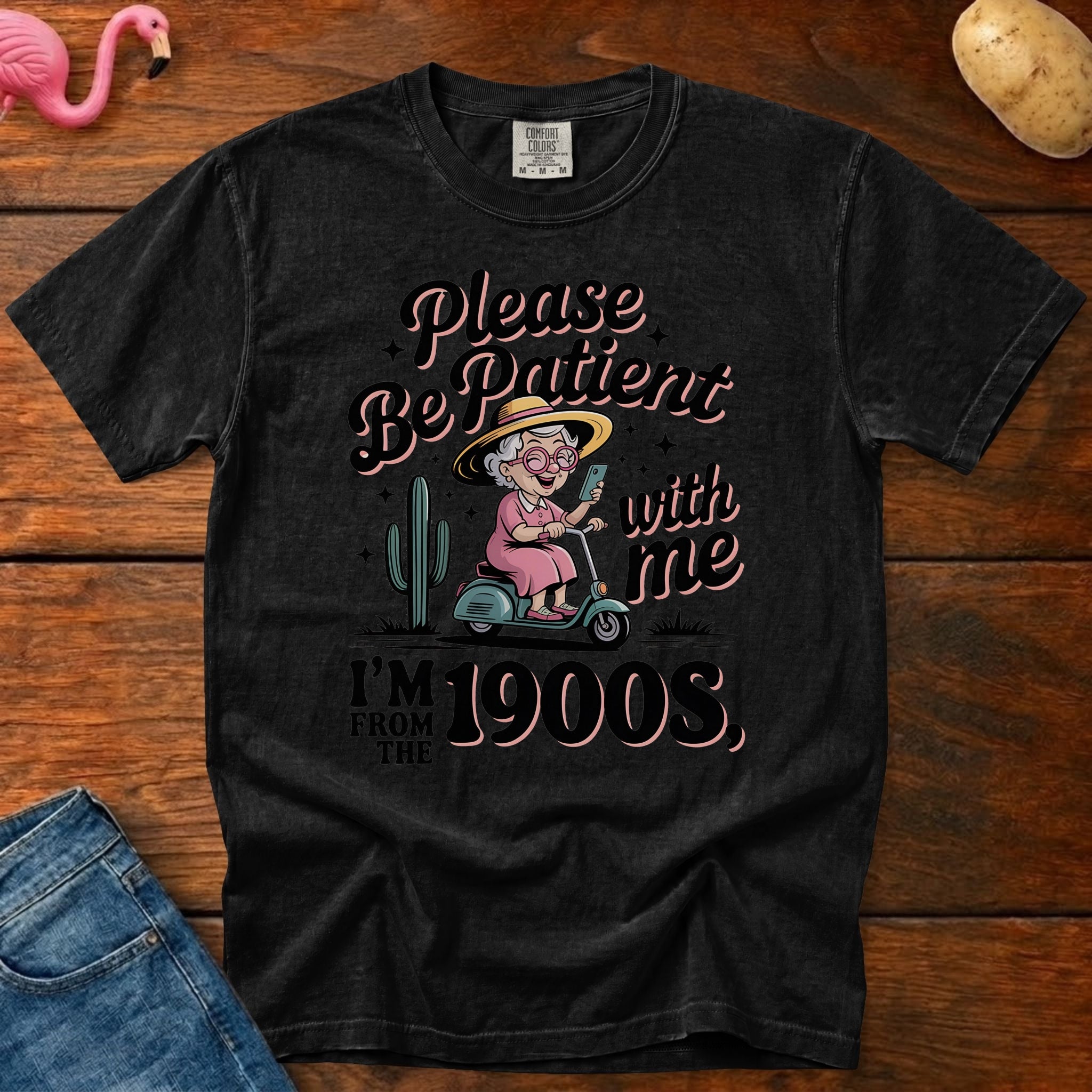 Please Be Patient 1900s Vintage Heavyweight Graphic Tee