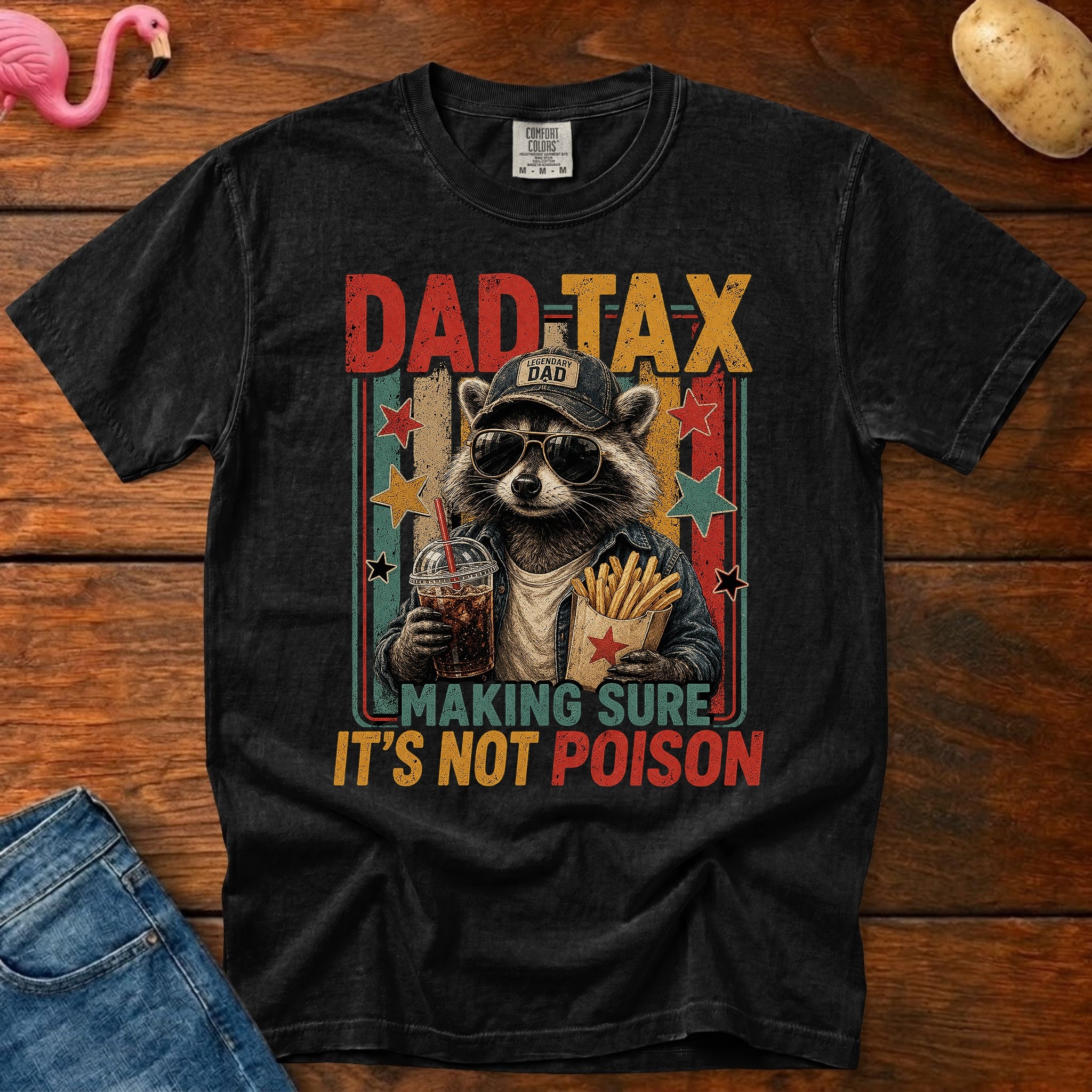 Dad Tax Vintage Heavyweight Graphic Tee