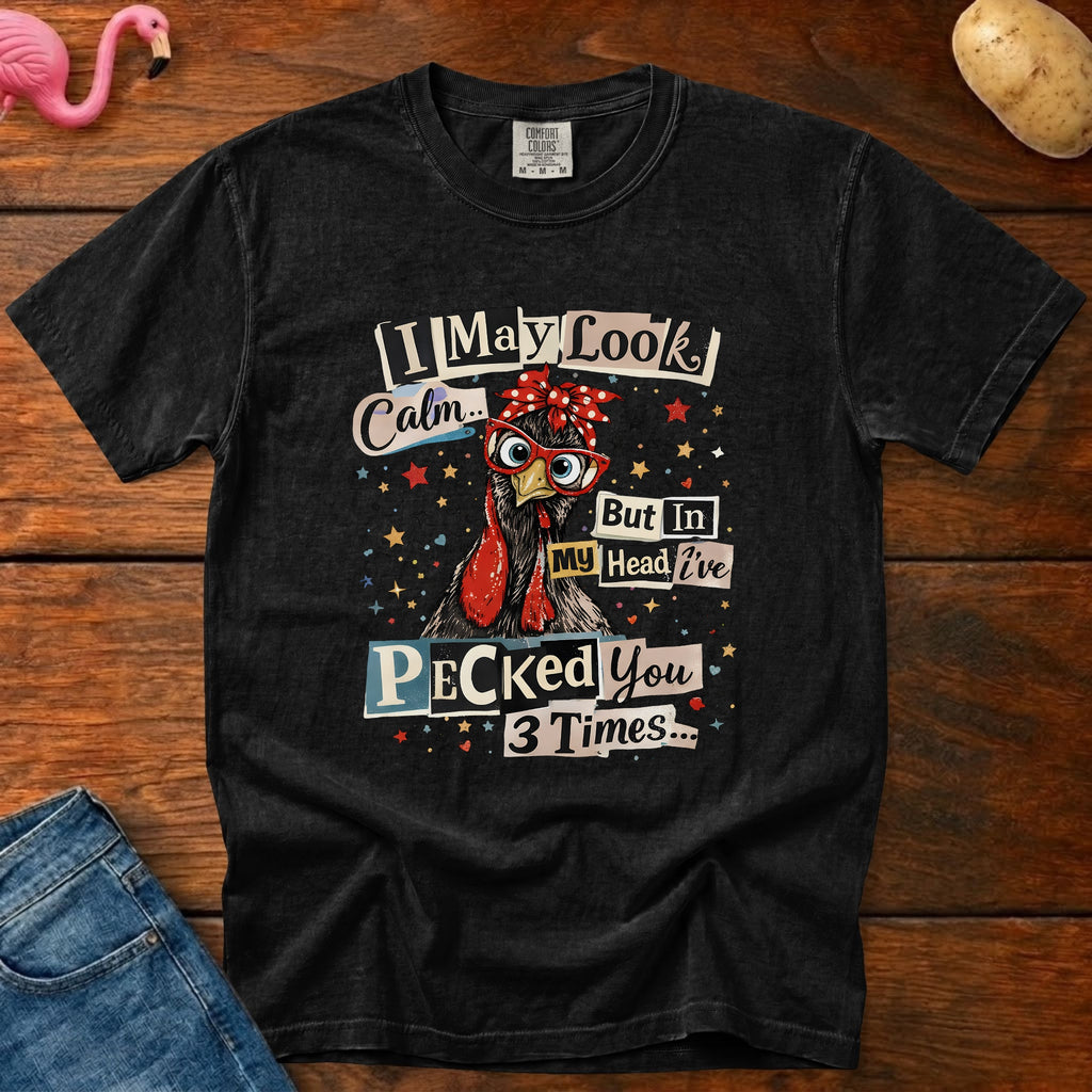 Pecked You Vintage Heavyweight Graphic Tee