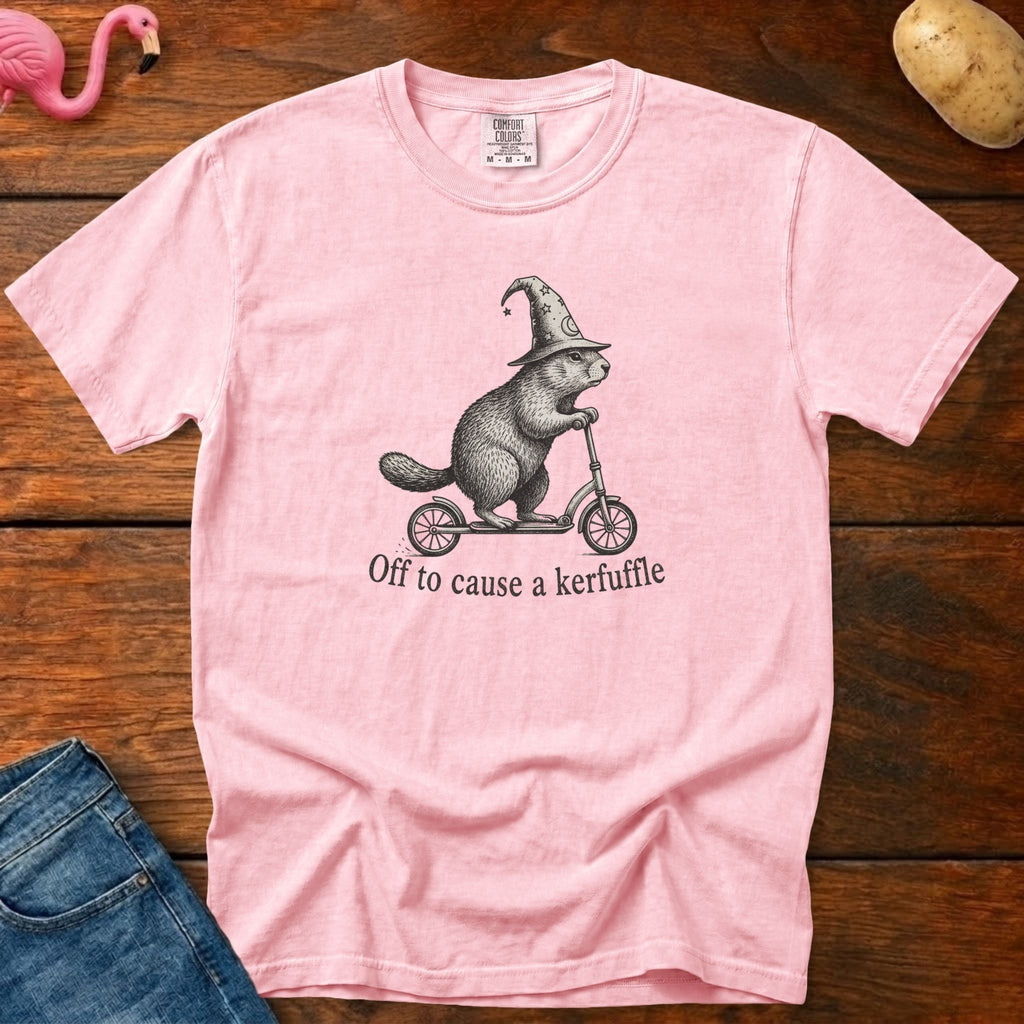 Off to Cause Kerfuffle Vintage Heavyweight Graphic Tee