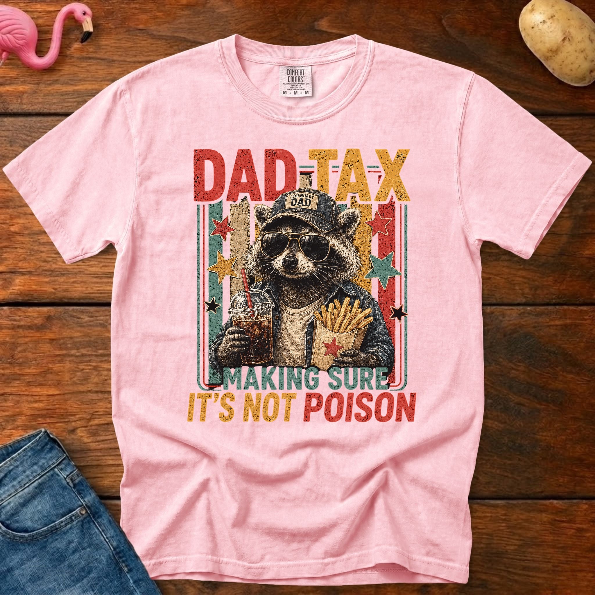 Dad Tax Vintage Heavyweight Graphic Tee