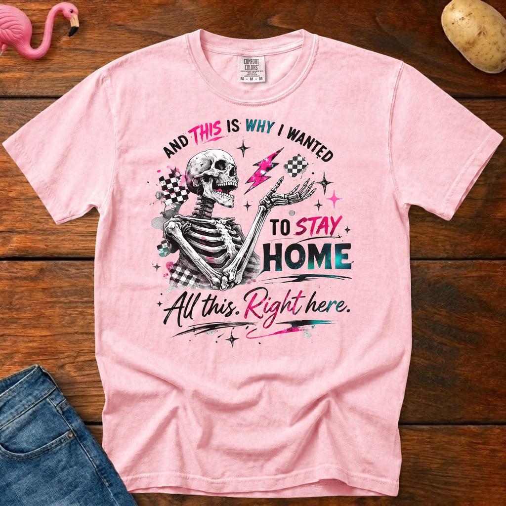 Stay Home Heavyweight Vintage Graphic Tee