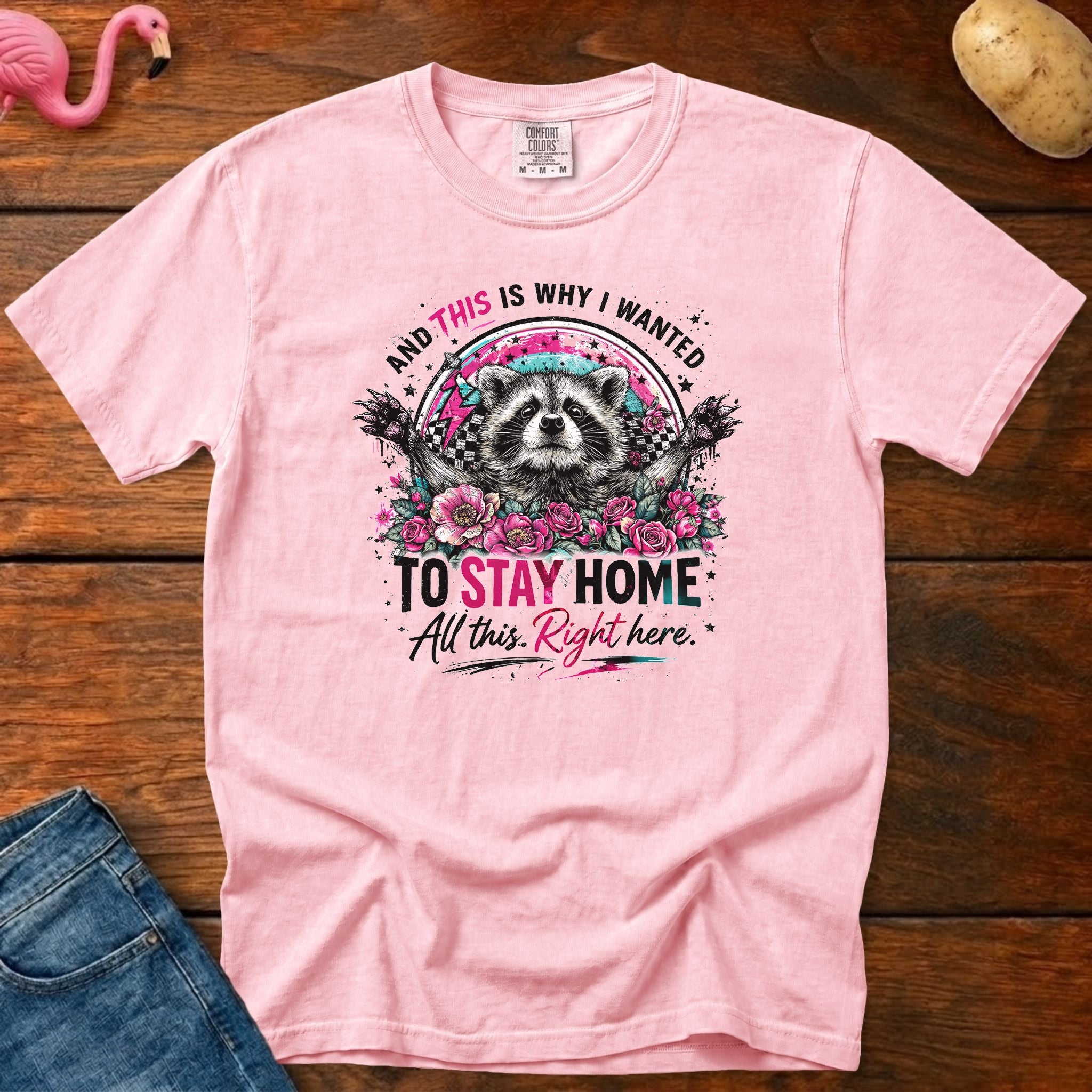 Stay Home Heavyweight Vintage Graphic Tee