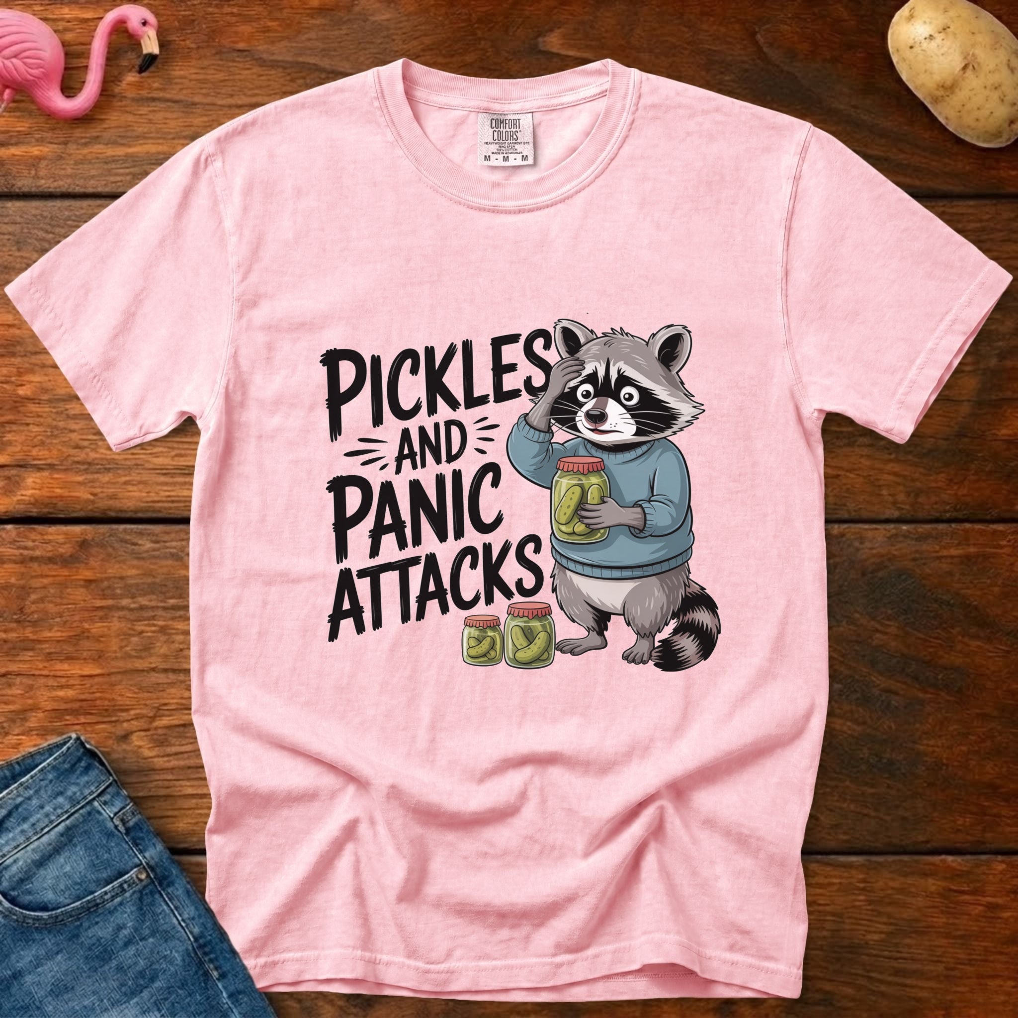Pickles And Panic Attacks Vintage Heavyweight Graphic Tee