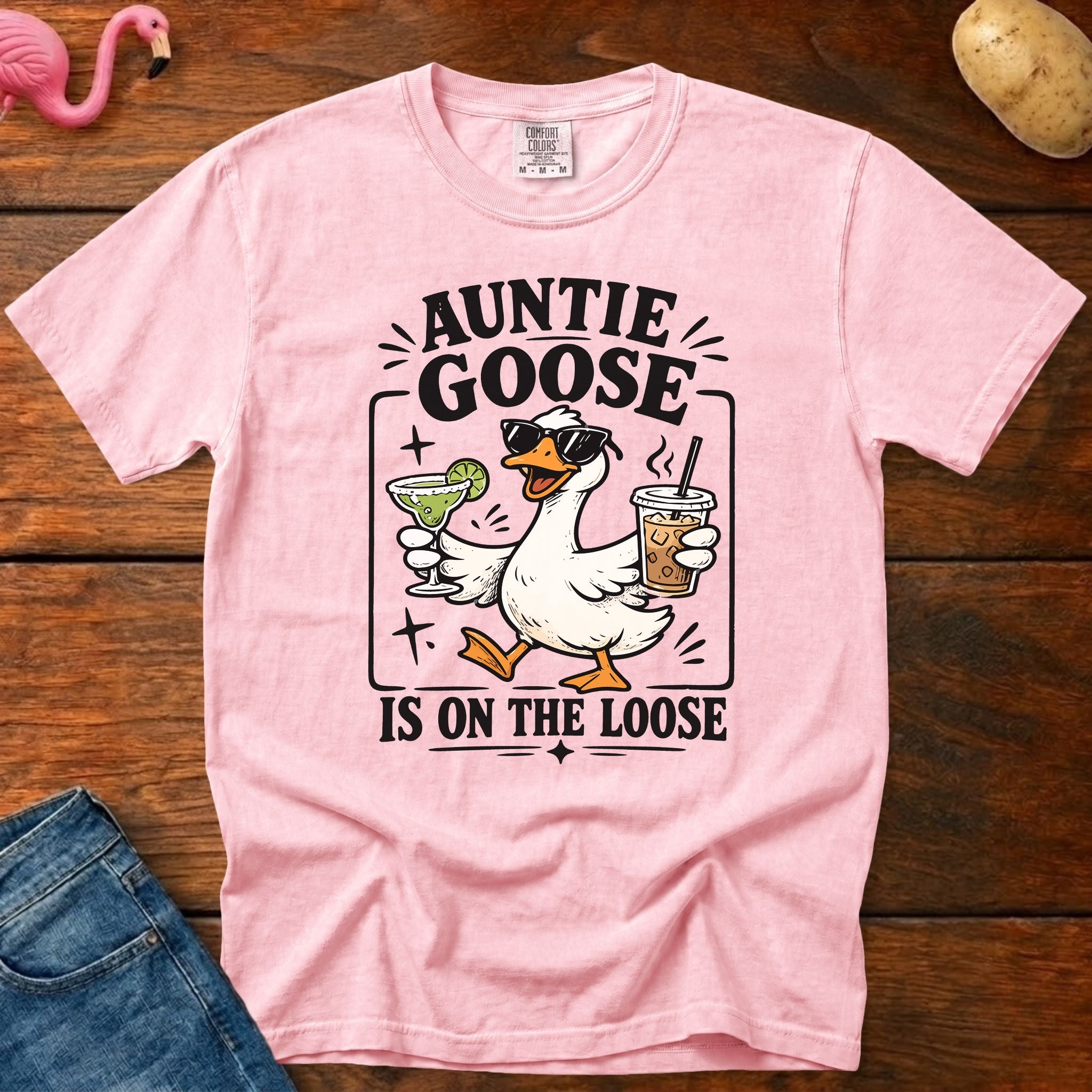 Auntie Goose Vintage Heavyweight Graphic Tee