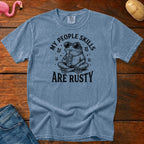 Skills Are Rusty Vintage Heavyweight Graphic Tee