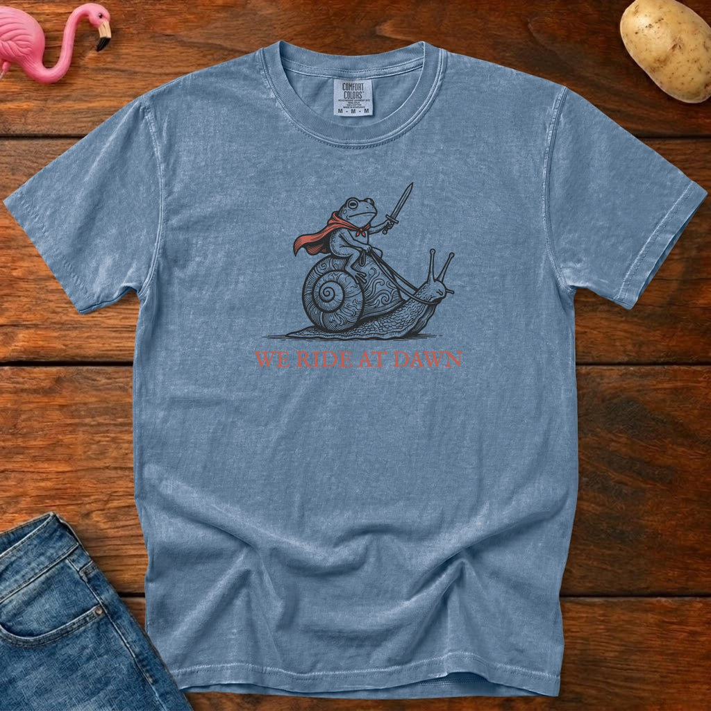 Ride At Dawn Vintage Heavyweight Graphic Tee