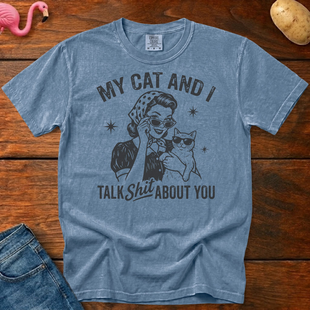 My Cat Vintage Heavyweight Graphic Tee