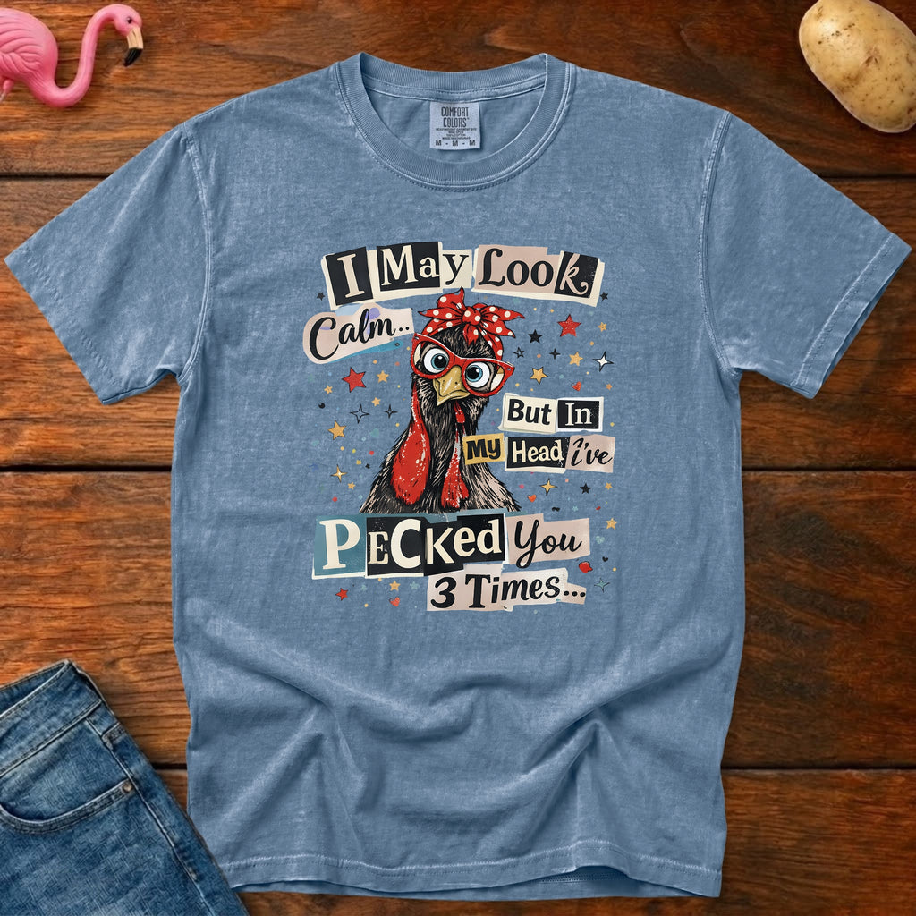 Pecked You Vintage Heavyweight Graphic Tee