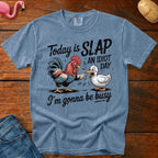 Slap Idiot Day Vintage Heavyweight Graphic Tee