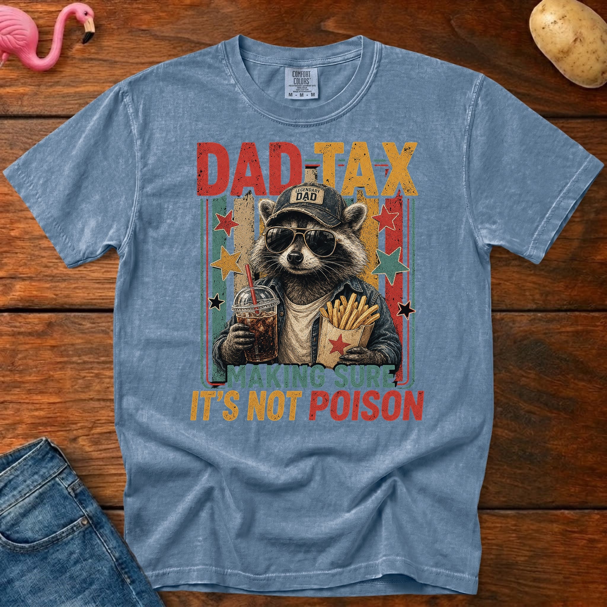 Dad Tax Vintage Heavyweight Graphic Tee