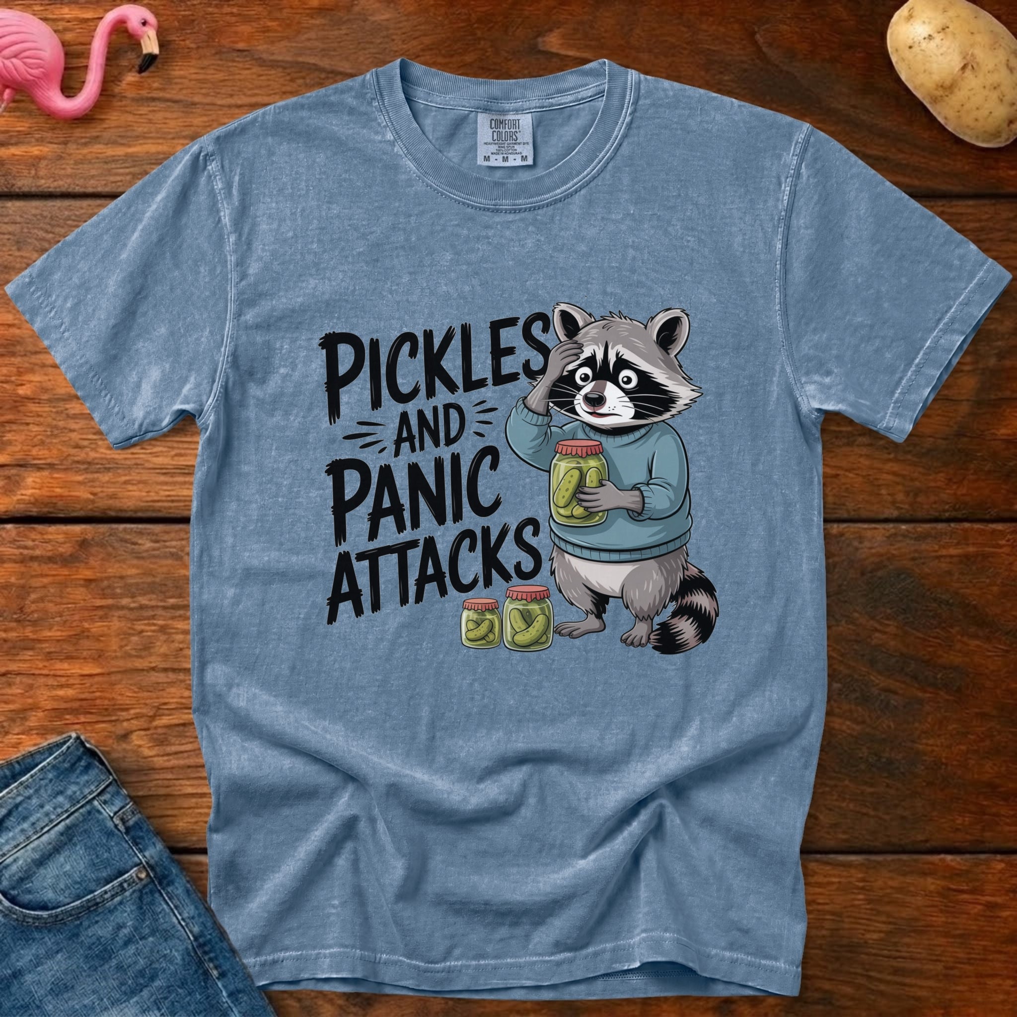 Pickles And Panic Attacks Vintage Heavyweight Graphic Tee