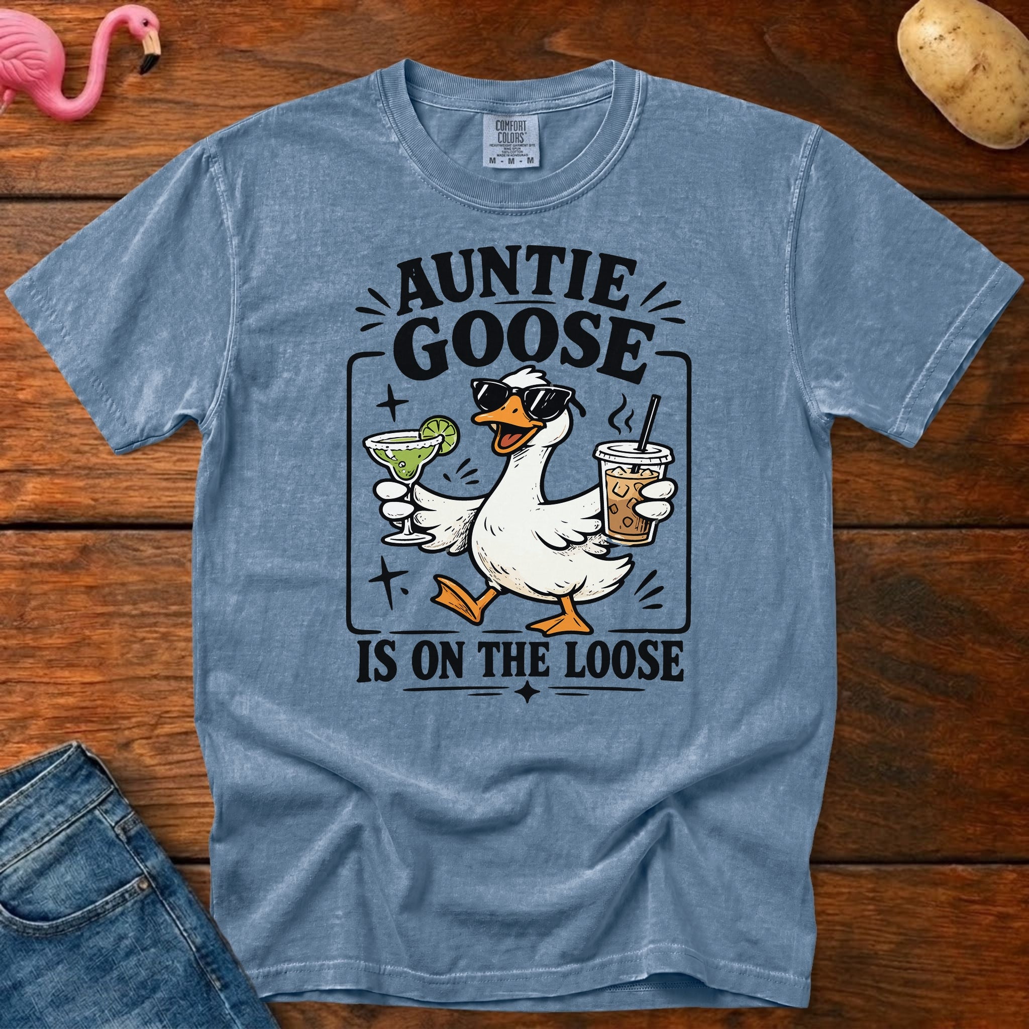 Auntie Goose Vintage Heavyweight Graphic Tee
