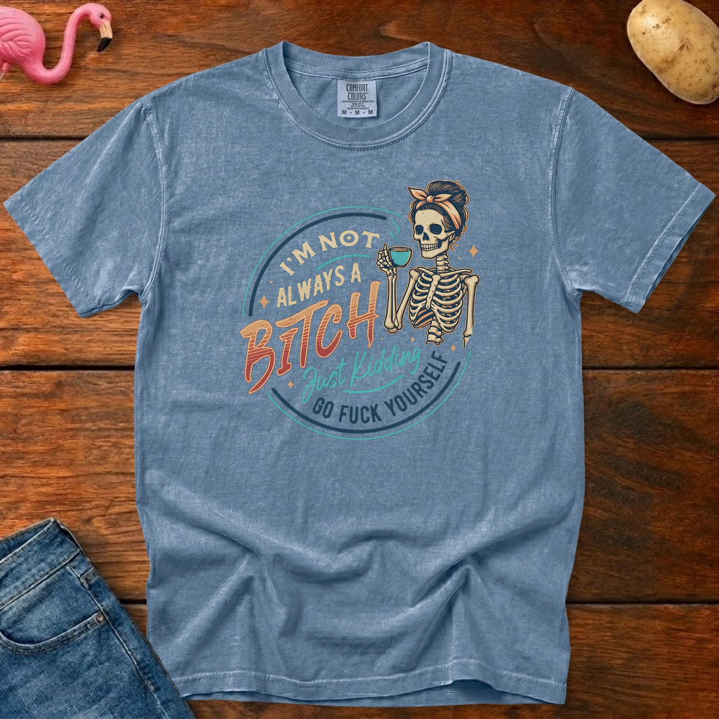 Not Always a Bitch Vintage Heavyweight Graphic Tee