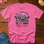 Stay Home Heavyweight Vintage Graphic Tee