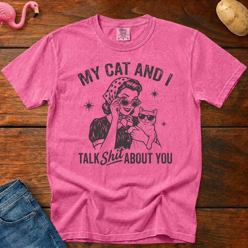 My Cat Vintage Heavyweight Graphic Tee