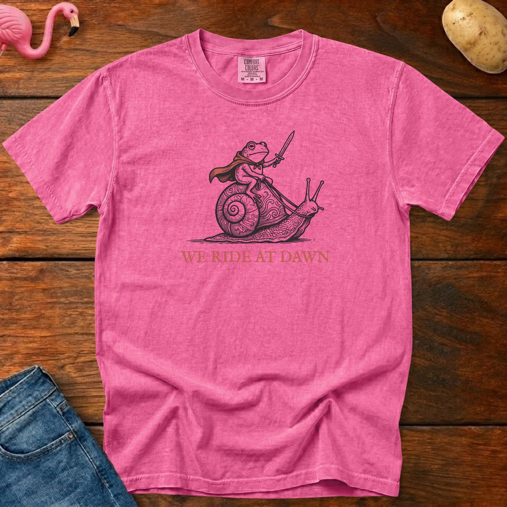 Ride At Dawn Vintage Heavyweight Graphic Tee