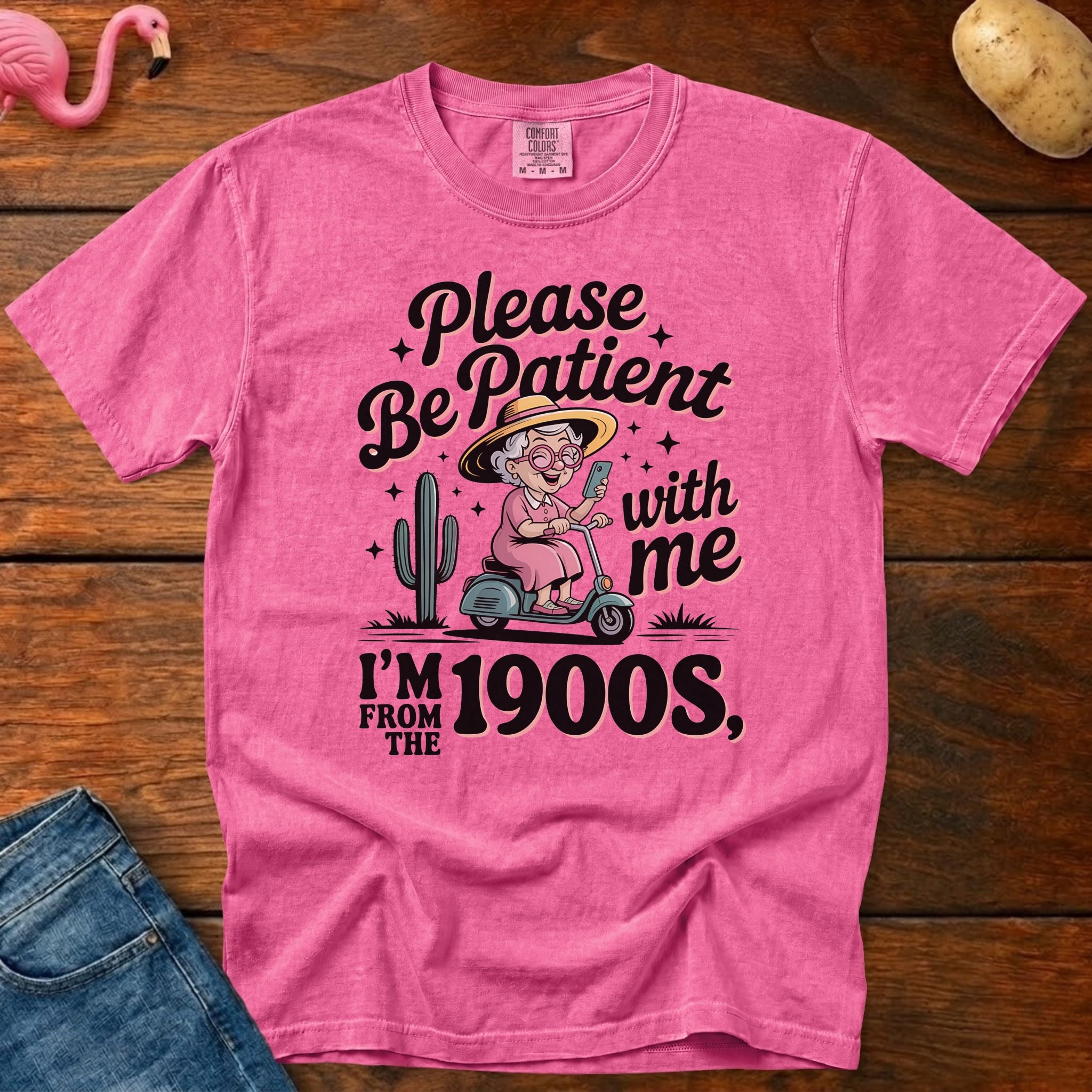 Please Be Patient 1900s Vintage Heavyweight Graphic Tee