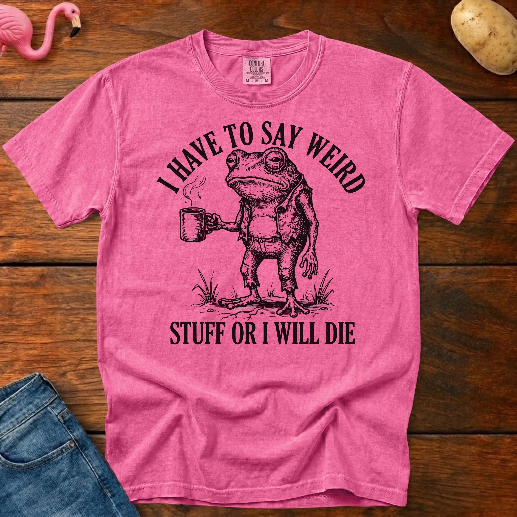 Weird Stuff or Die Vintage Heavyweight Graphic Tee