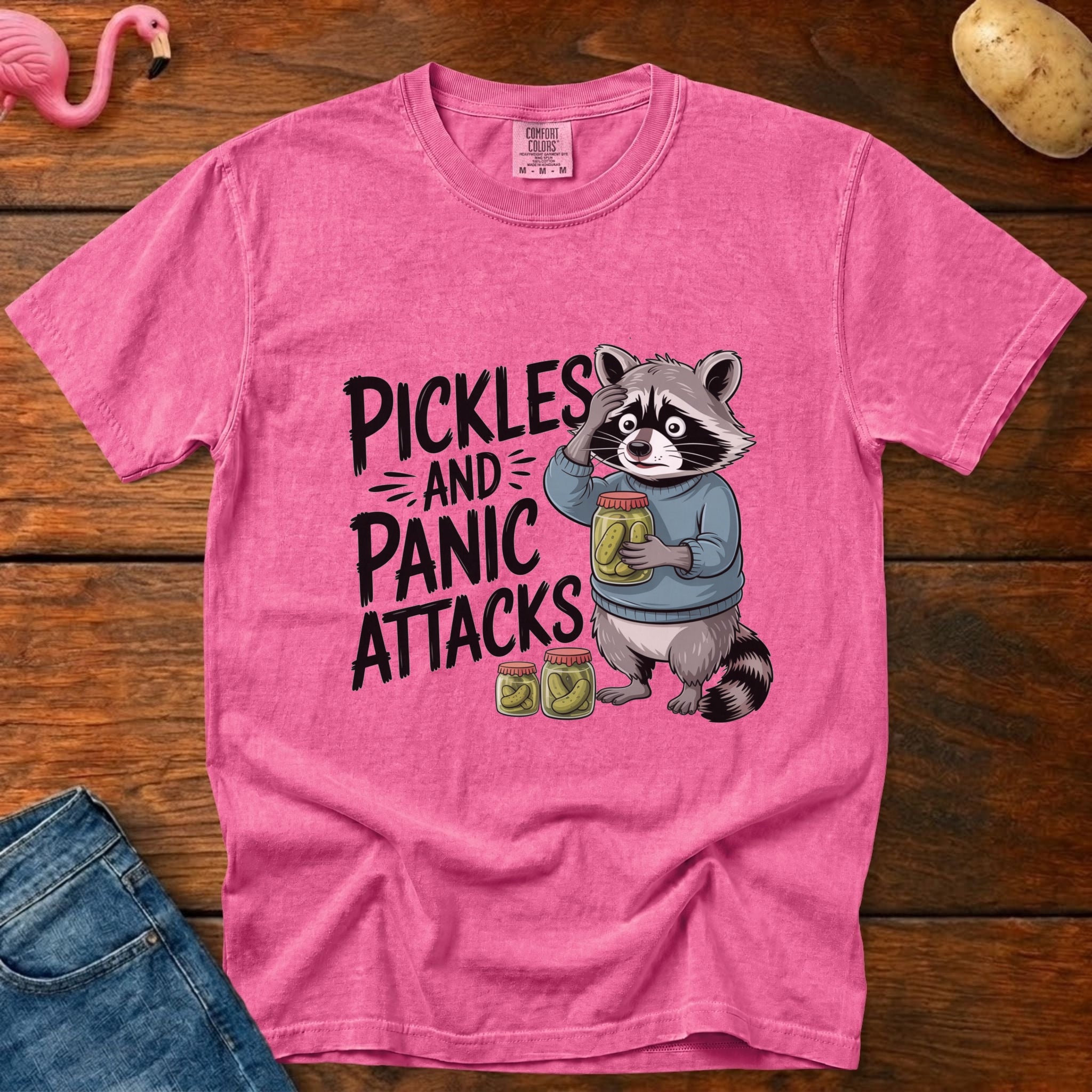 Pickles And Panic Attacks Vintage Heavyweight Graphic Tee