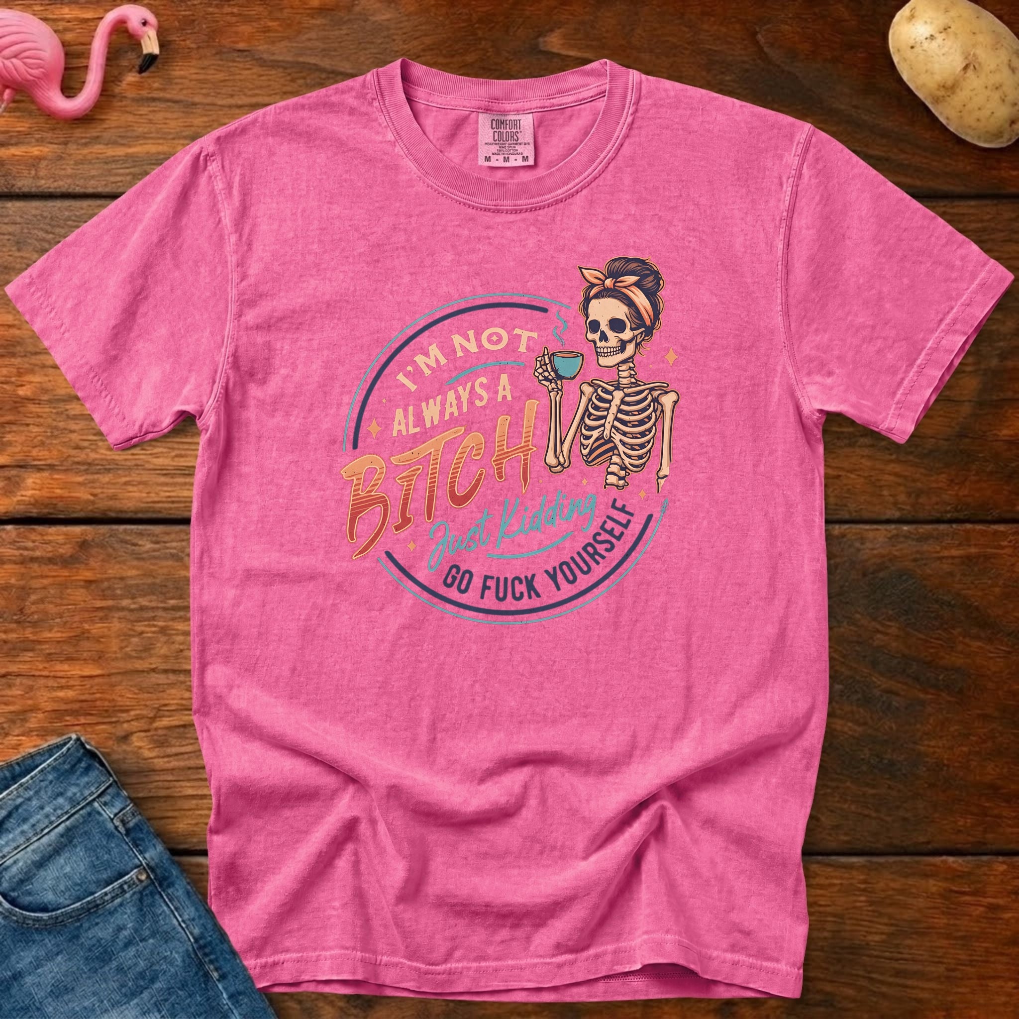 Not Always a Bitch Vintage Heavyweight Graphic Tee