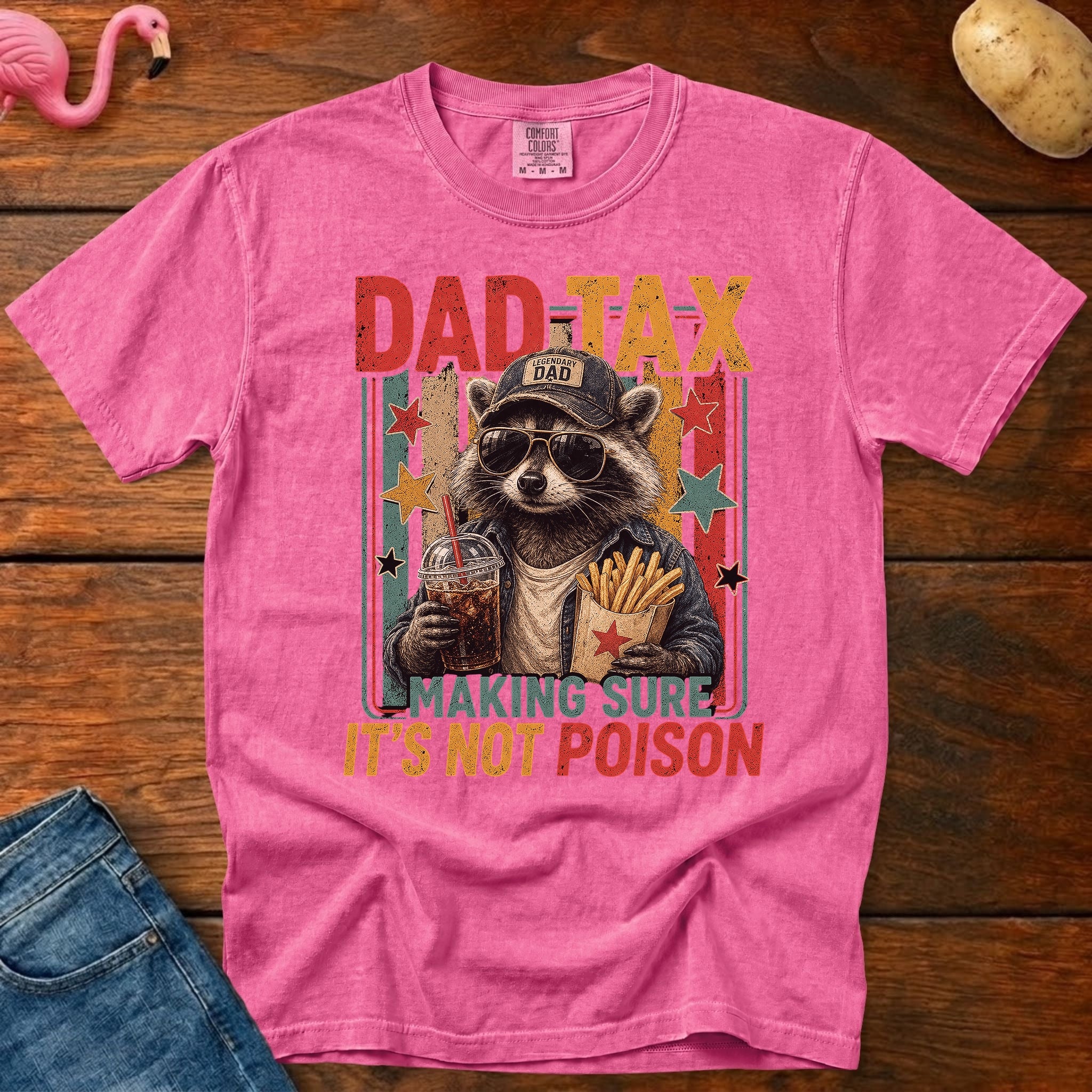 Dad Tax Vintage Heavyweight Graphic Tee