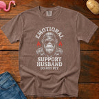 Emotional Support Husband Vintage Heavyweight Graphic Tee