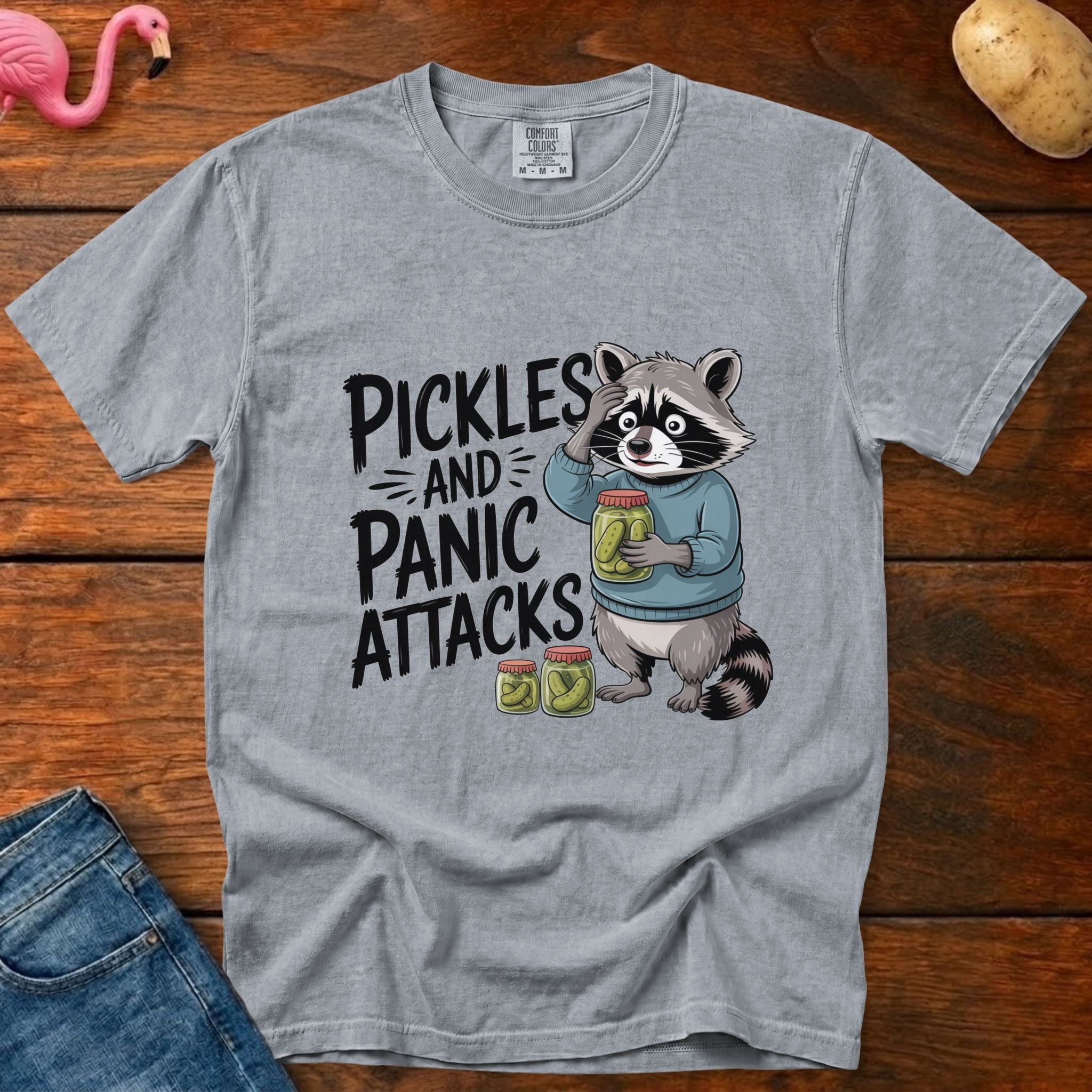 Pickles And Panic Attacks Vintage Heavyweight Graphic Tee