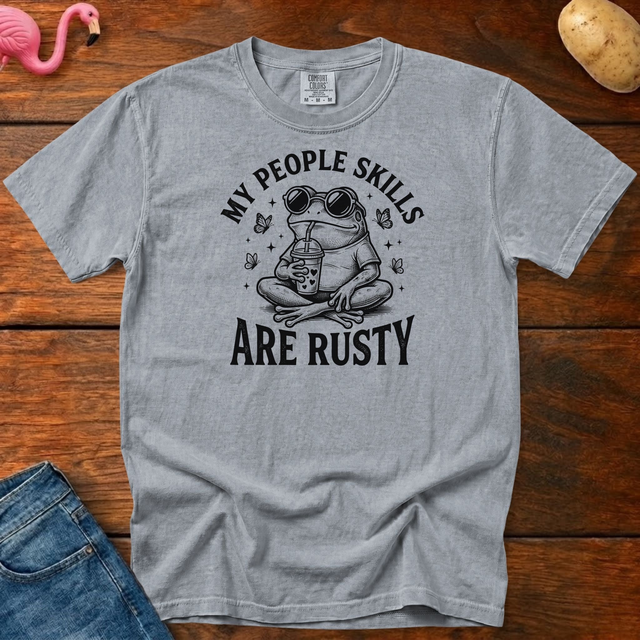 Skills Are Rusty Vintage Heavyweight Graphic Tee