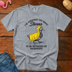 Survived Too Many Storms Vintage Heavyweight Graphic Tee