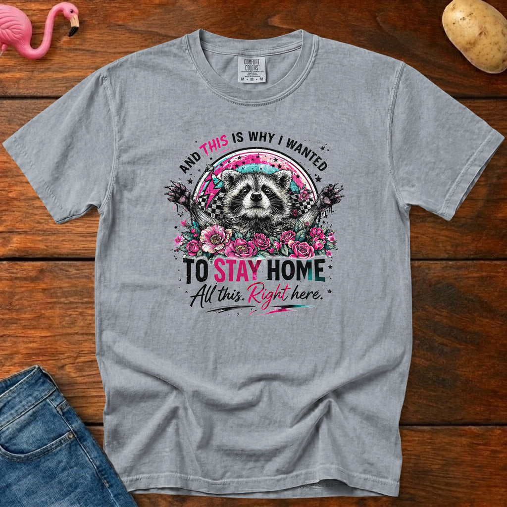 Stay Home Heavyweight Vintage Graphic Tee