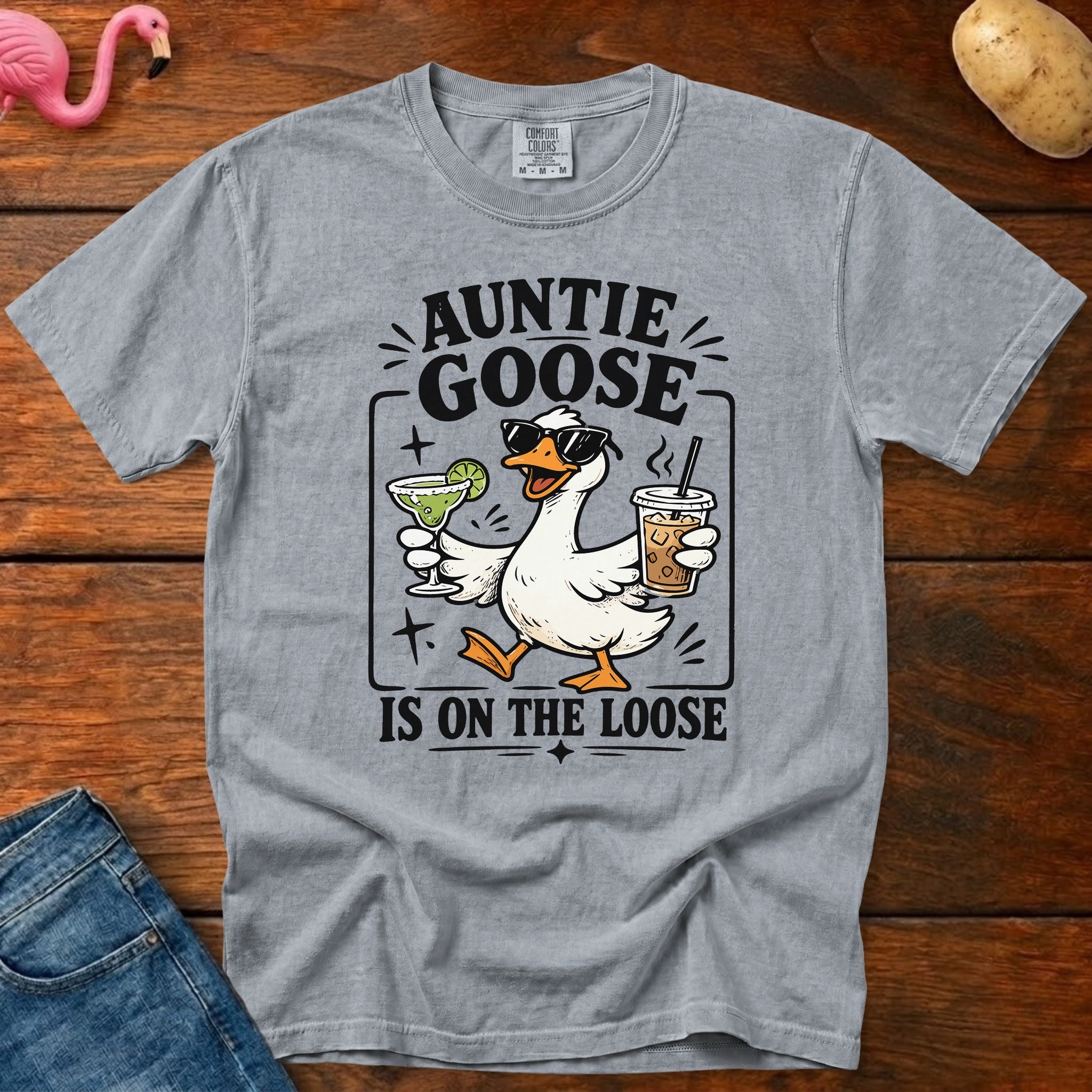 Auntie Goose Vintage Heavyweight Graphic Tee