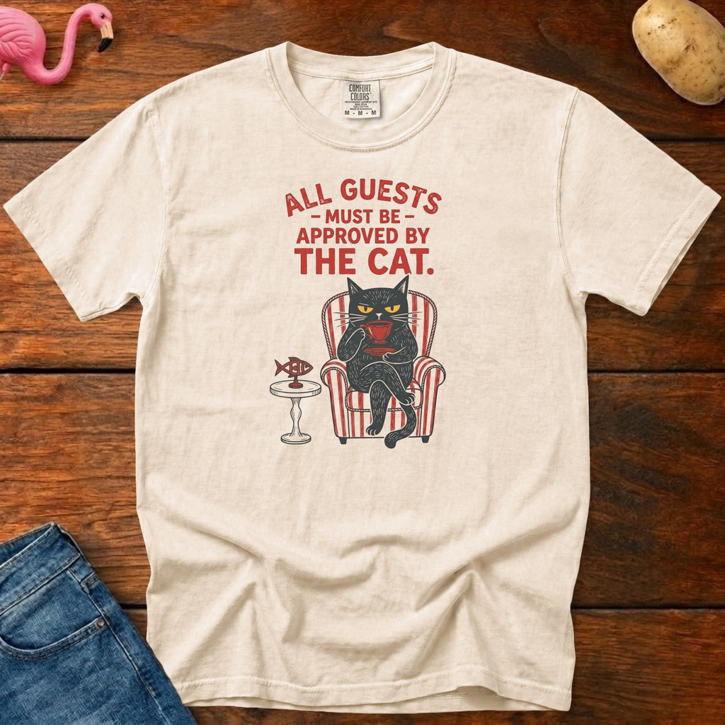 Need Cat Approve Vintage Heavyweight Graphic Tee
