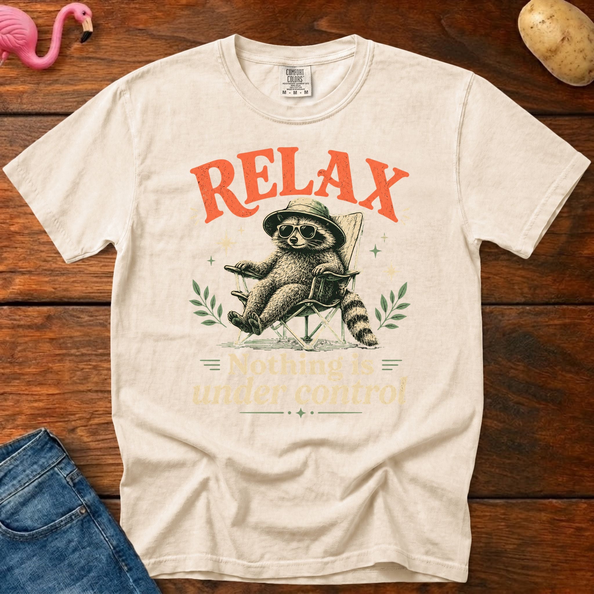 Nothing is Under Control Vintage Heavyweight Graphic Tee