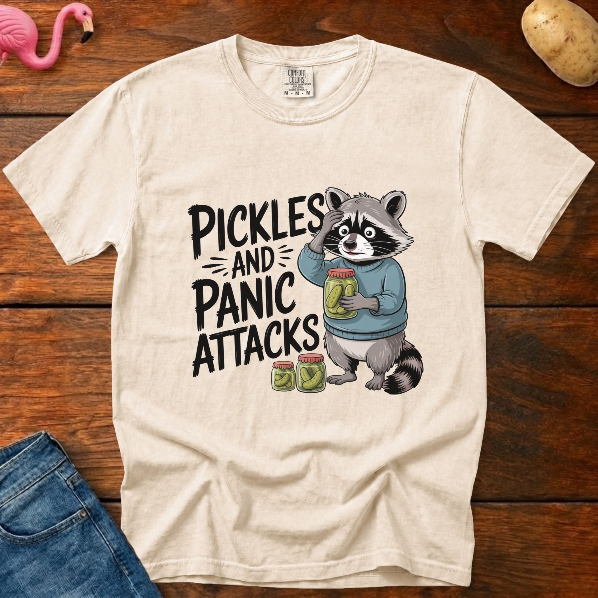 Pickles And Panic Attacks Vintage Heavyweight Graphic Tee