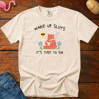 Wake Up Sluts Bear Vintage Heavyweight Graphic Tee