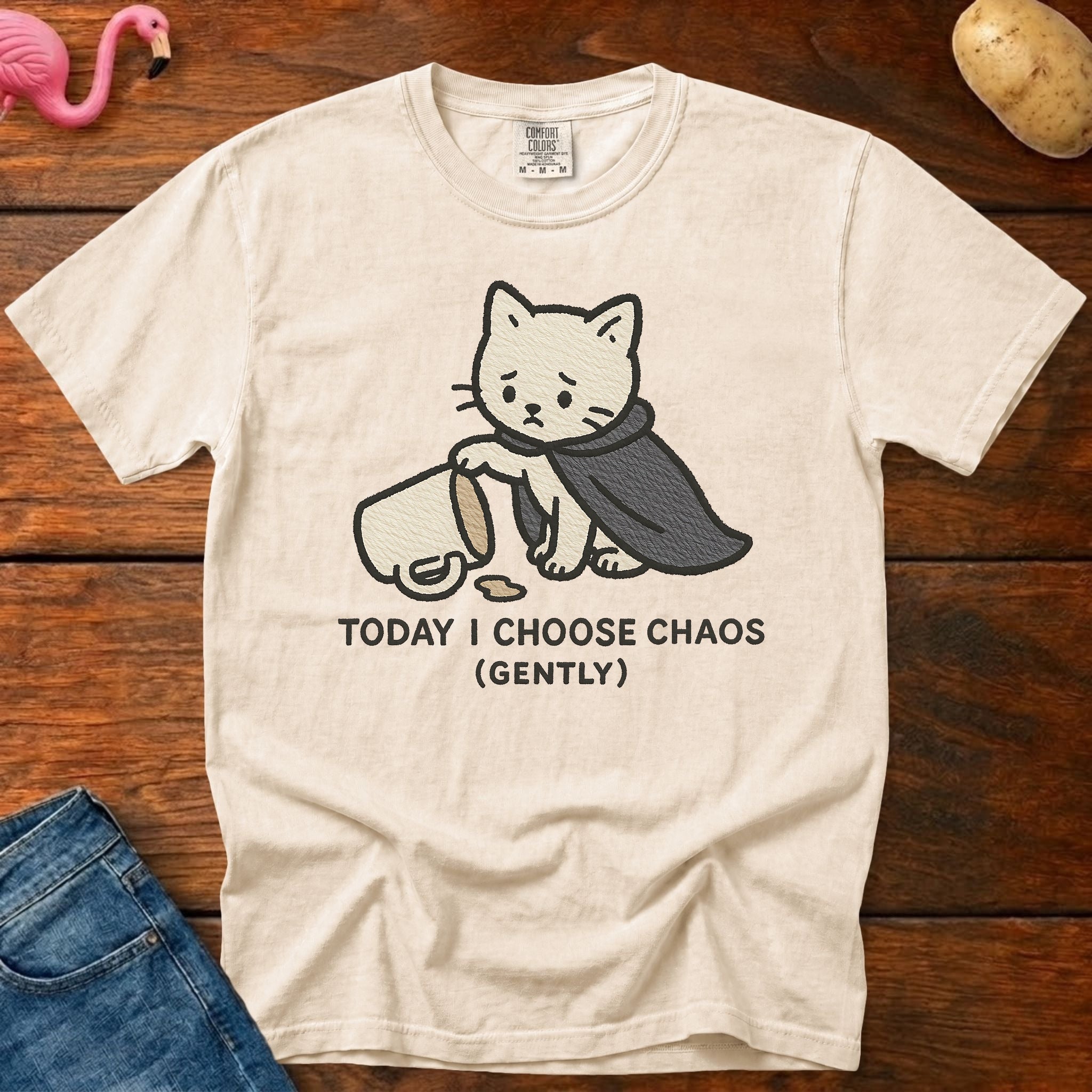 Choose Chaos Heavyweight Vintage Graphic Tee