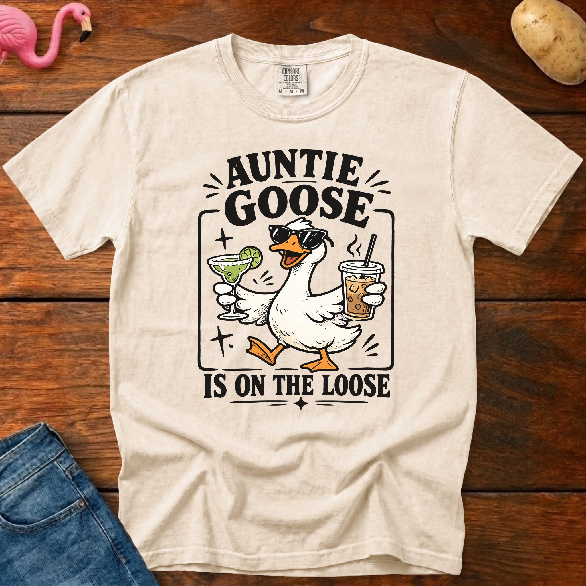 Auntie Goose Vintage Heavyweight Graphic Tee