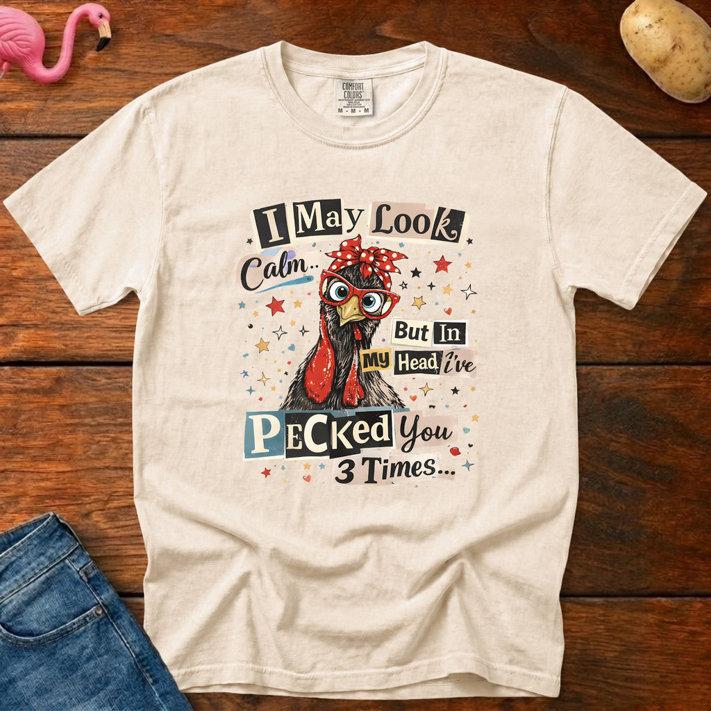 Pecked You Vintage Heavyweight Graphic Tee