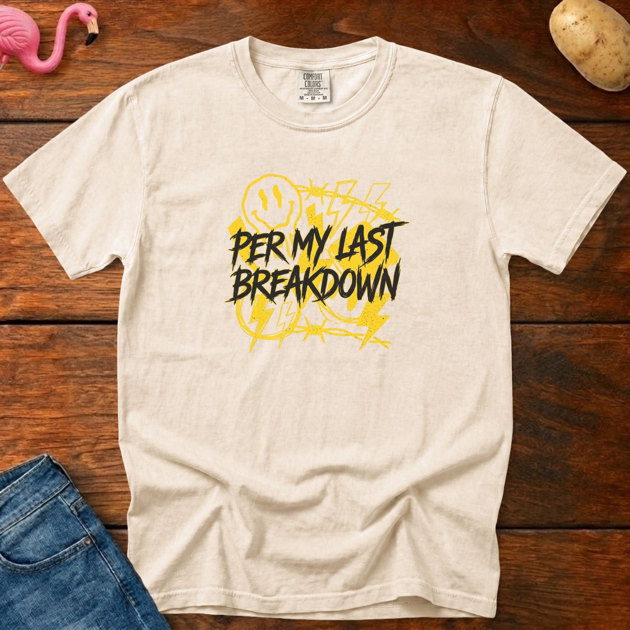Per My Last Breakdown Vintage Heavyweight Graphic Tee
