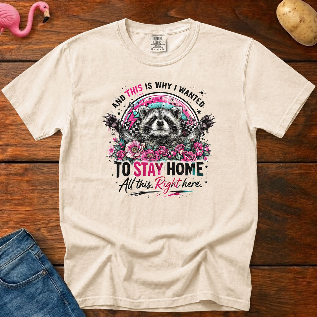 Stay Home Heavyweight Vintage Graphic Tee