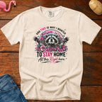 Stay Home Heavyweight Vintage Graphic Tee