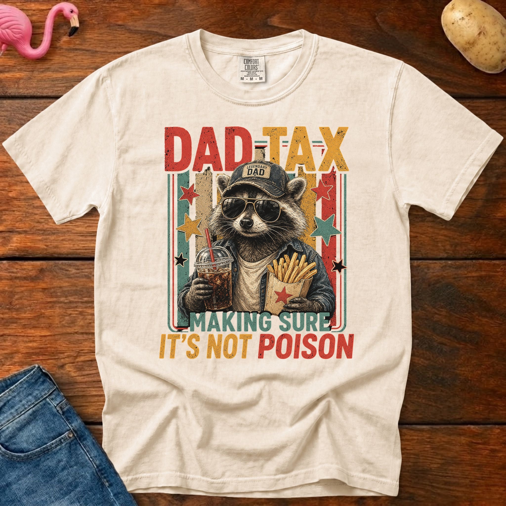 Dad Tax Vintage Heavyweight Graphic Tee