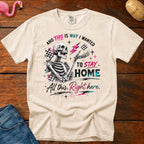 Stay Home Heavyweight Vintage Graphic Tee