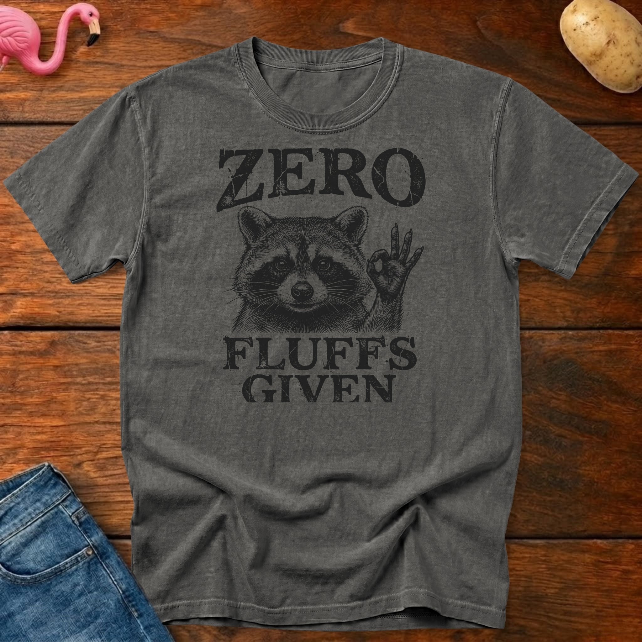 Zero Fluffs Given Vintage Heavyweight Graphic Tee