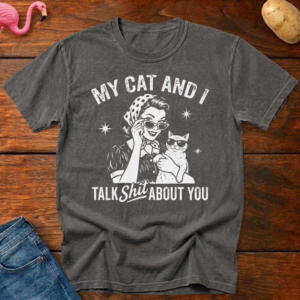 My Cat Vintage Heavyweight Graphic Tee