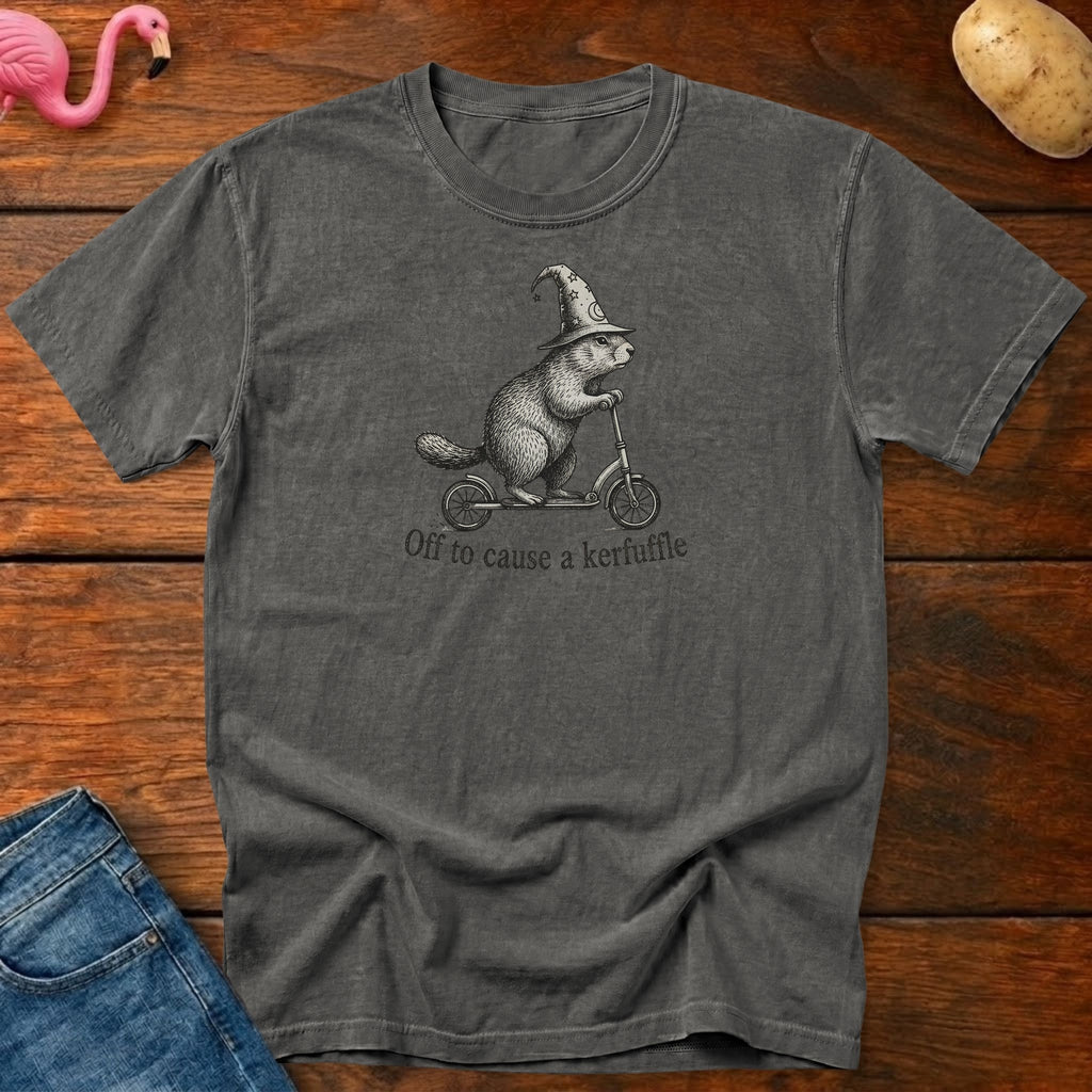 Off to Cause Kerfuffle Vintage Heavyweight Graphic Tee